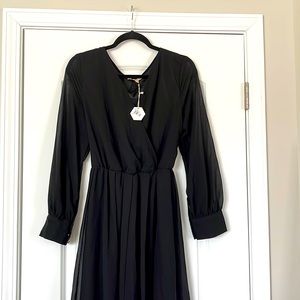 PinkBlush Maternity Black Maxi Dress